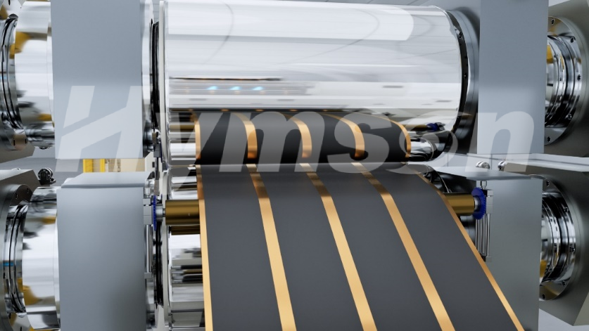 海目星輥壓分切一體機軋輥機構